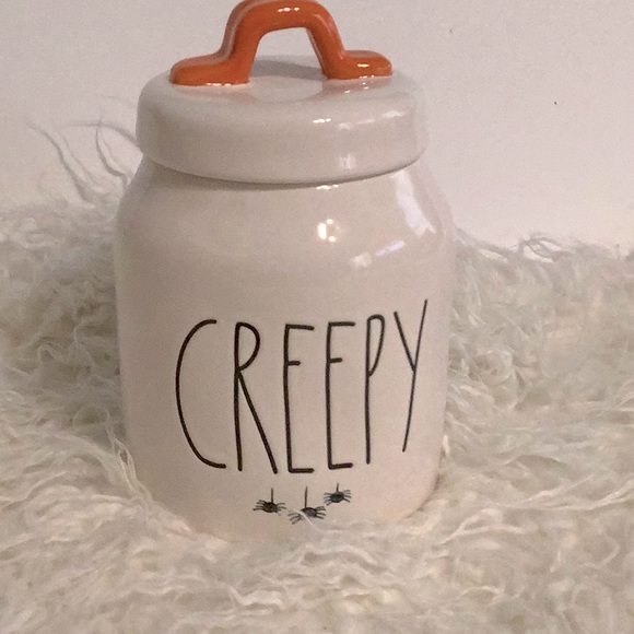 Rae Dunn Other - 🆕 Rae Dunn CREEPY Halloween Trick or Treat Snack Candy Canister